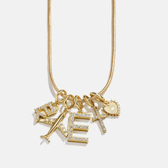 Faith Cluster Charm - Pave Cross