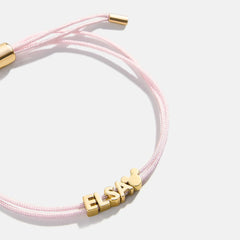 Disney Mickey Mouse Custom Cord Bracelet - Light Pink
