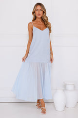 Seaglass Maxi Dress Blue