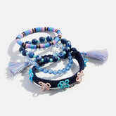 Flower Child Kids Bracelet Set - Blue