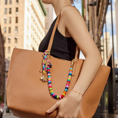Flying Colors Bag Charm - Gold/Multi