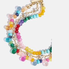 Disney Mickey Mouse Semi-Precious Layered Bracelet - Multi