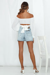 Perfect Cabrioles Crop Top White