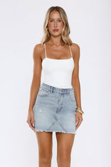A Aline Skirt Jenny Blue Rip