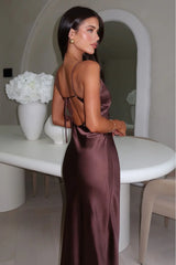 Satin Maxi Dress