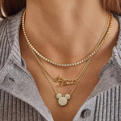 Disney Character Signature Necklace - Donald Duck