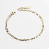 Figaro 18K Gold Bracelet - Gold