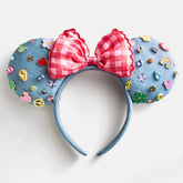 Disney Minnie Mouse Denim Ears Headband - Minnie Mouse Denim Ears