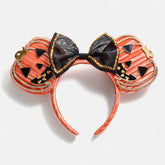 Disney Minnie Mouse Jack-O'-Lantern Ears Headband - Minnie Mouse Jack-O'-Lantern Ears