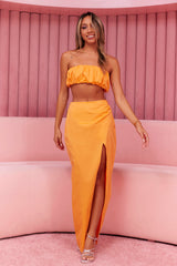 Loving Memory Crop Top Mango