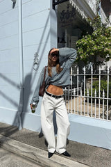 Bloom Long Sleeve Top Chocolate Stripe