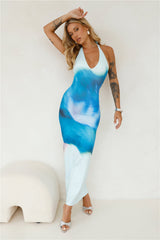 She's An Island Girl Halter Maxi Dress Mint