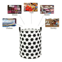 Football Laundry Basket β Large Storage Bin with Handles