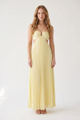 Megan | Halter Neckline Maxi Dress