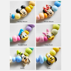 Disney Goofy Beaded Multicolored Charm Bracelet - Goofy