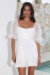 Be A Princess Mini Dress White