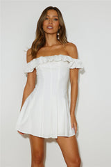 Fashion Student Mini Dress White