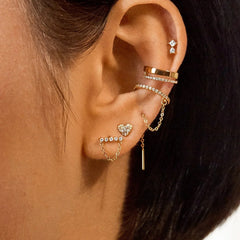 Emely 14K Gold Ear Cuff - Gold