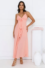 Strawberry Fields Maxi Dress Peach