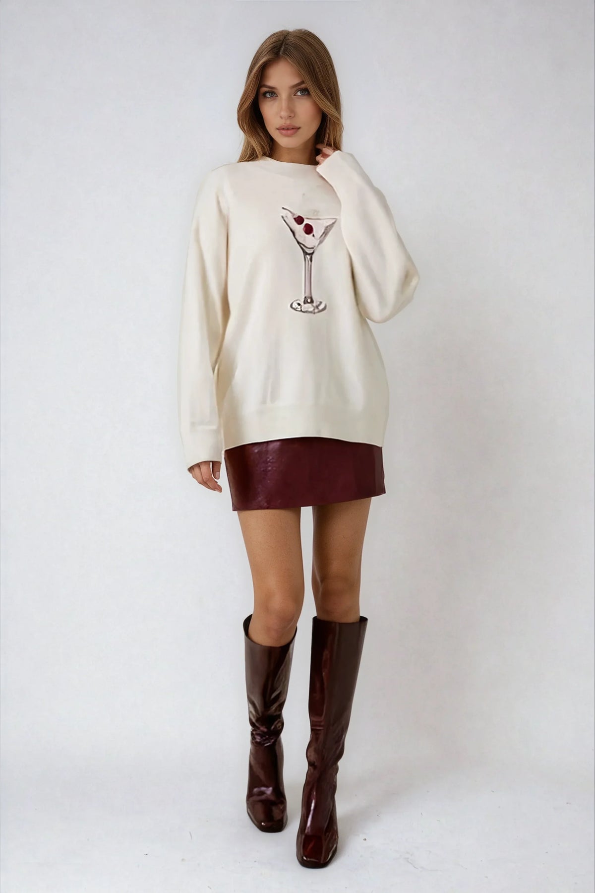 Cherry Martini Sweater