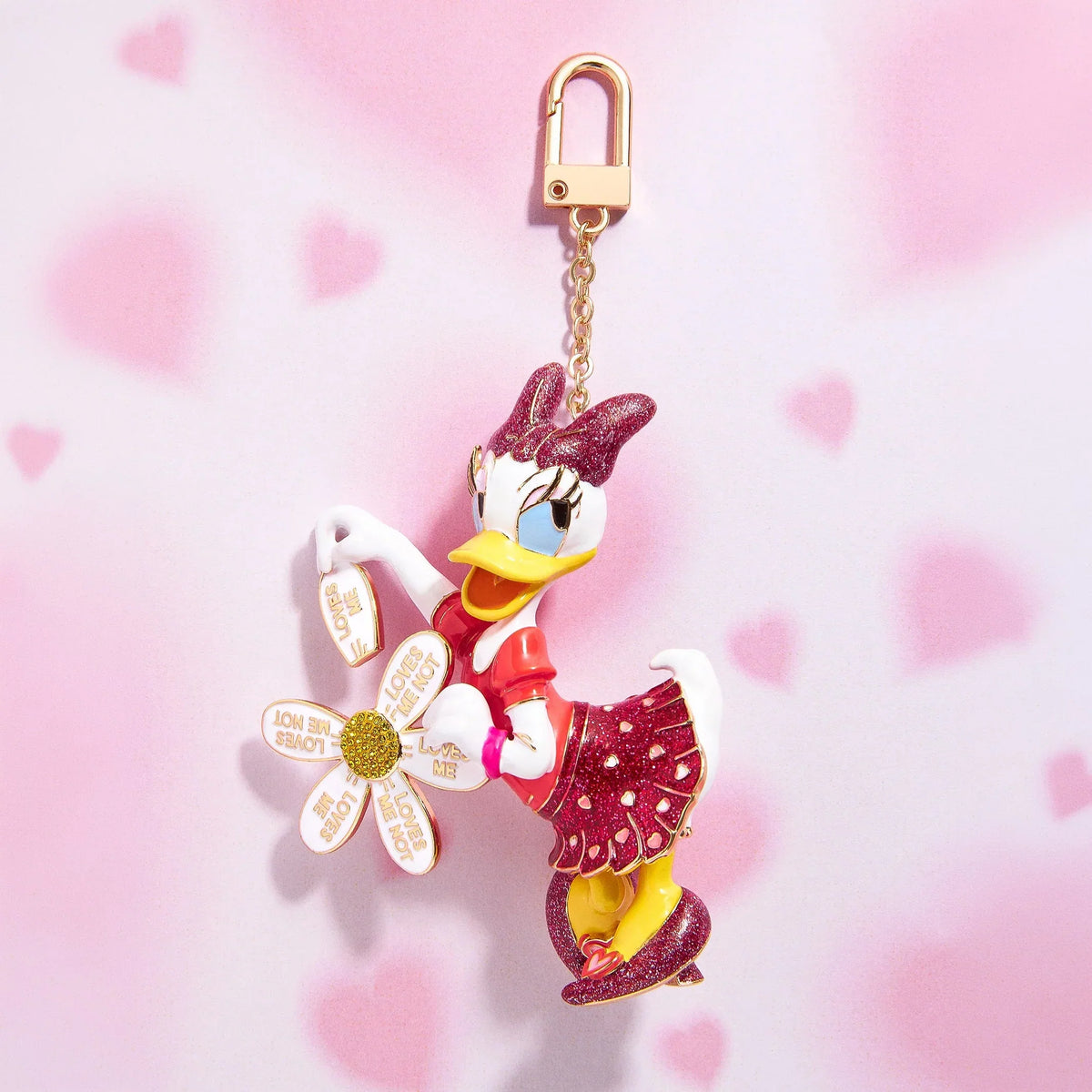 Disney Valentine's Day Bag Charm - Daisy Duck