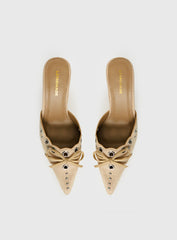 Charisma Pointed Toe Heels Taupe