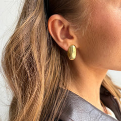 Diane Gold Stud Earrings - Gold