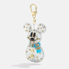 Disney Mickey Mouse Snowman Puff Bag Charm - Disney Snowman Puff Bag Charm