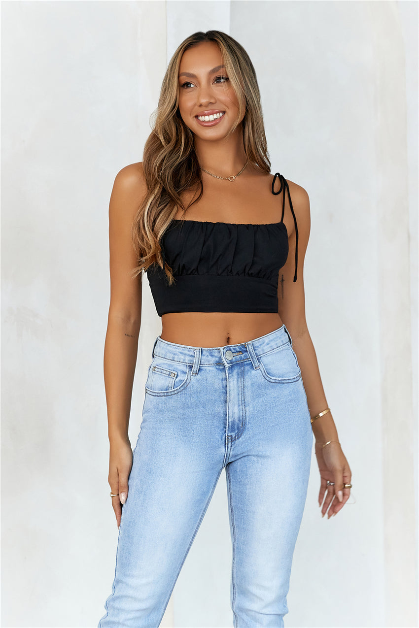    Katherina Crop Black
