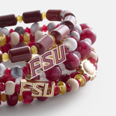 Florida State University Beaded Bracelet Set - Florida State University