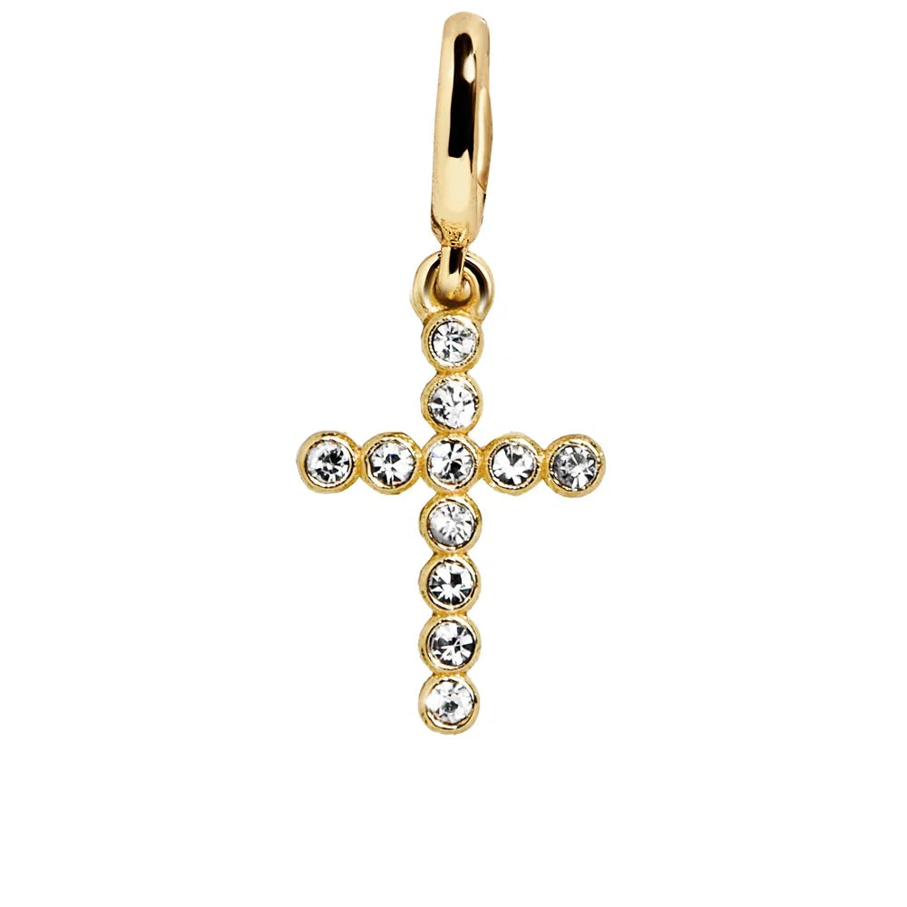 Faith Cluster Charm - Bezel Cross