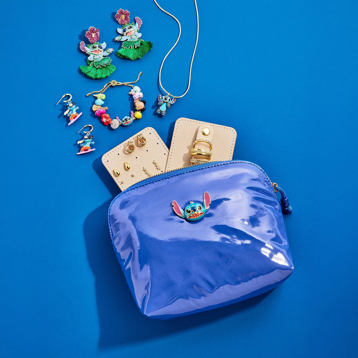 Disney Character Jewelry Storage Pouch - Stitch
