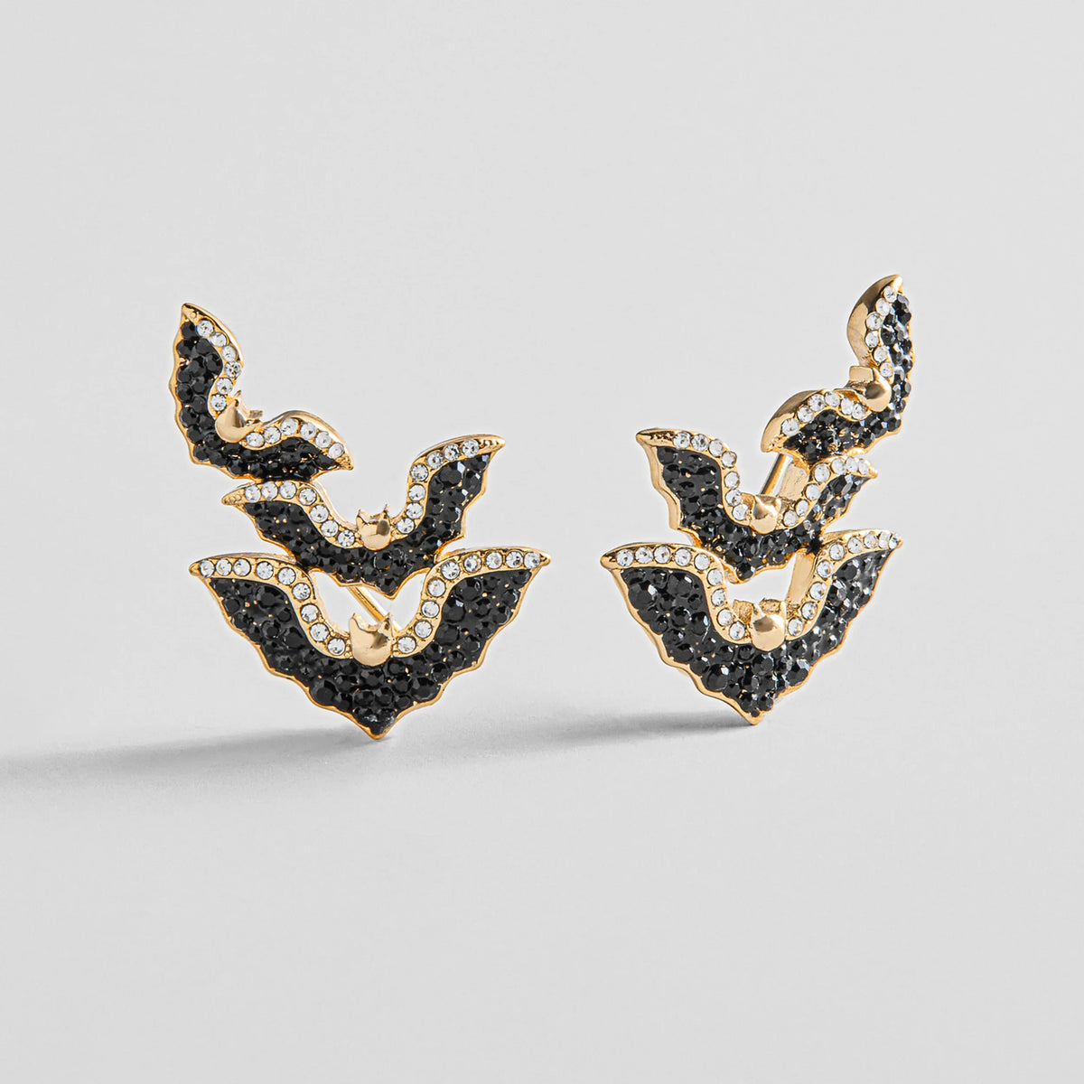 Flight Risk Bat Crawler Earrings