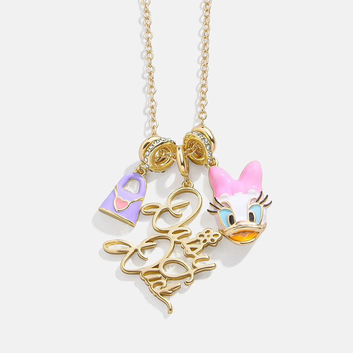Disney Daisy Duck Cluster Charm Necklace - Daisy Duck