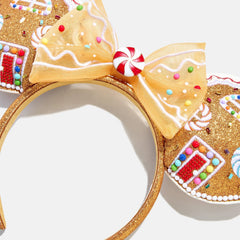 Disney Minnie Mouse Gingerbread Ears Headband - Minnie Mouse Gingerbread Ears
